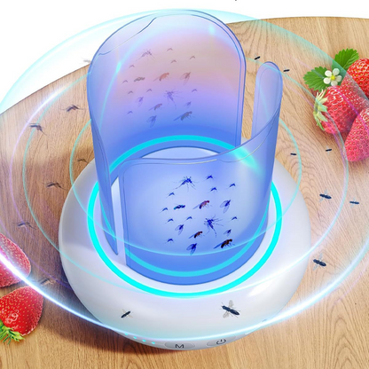 Trappola per Zanzare UV | Dispositivo Efficace con Luce 360° | Sicura per Famiglie e Animali 7