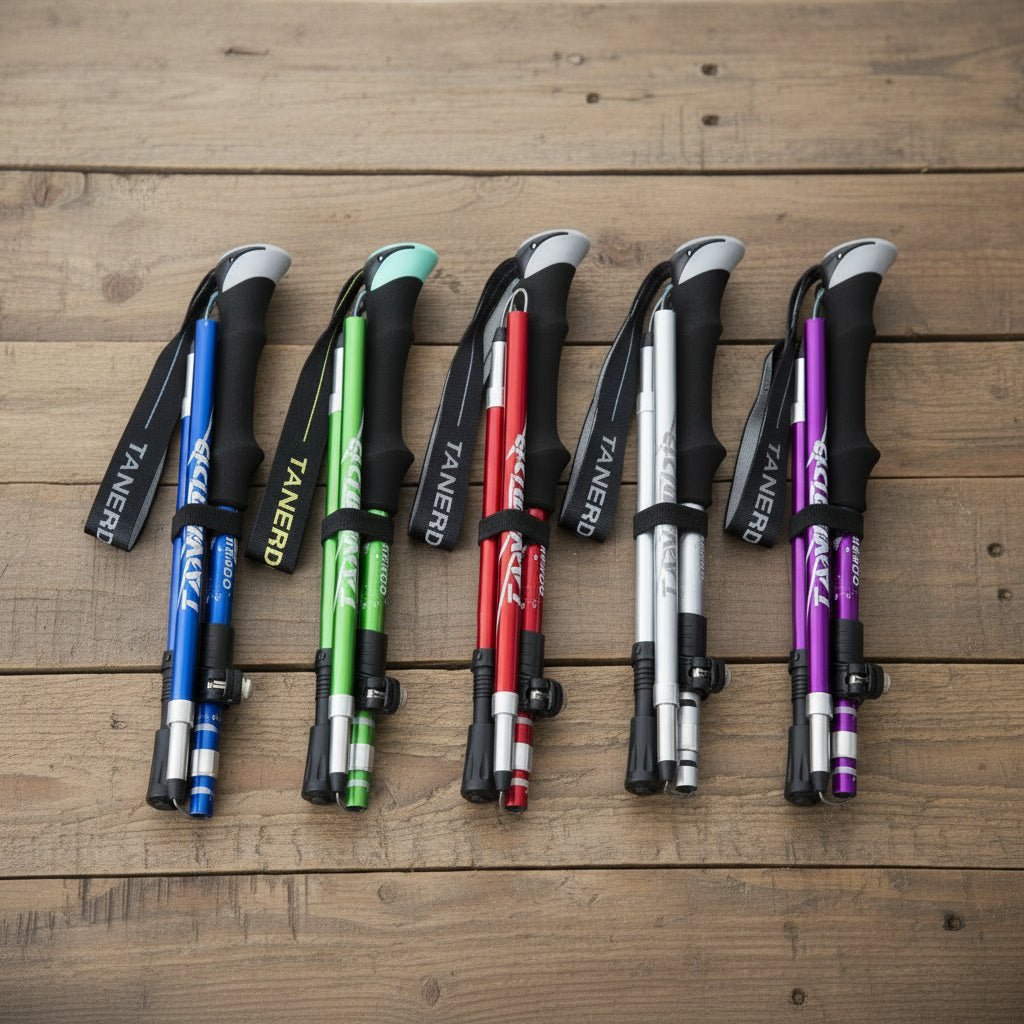 TrekPro | Folding Trekking Poles with Ergonomic Design | Lightweight and Compact for Safe Hiking