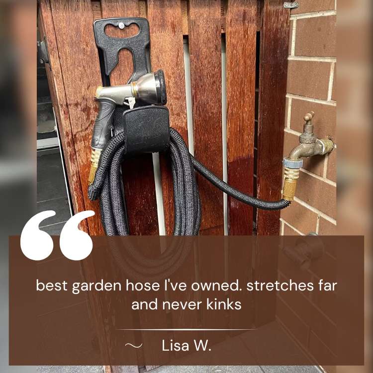30m Expandable Garden Hose with Anti-Kink Design for Easy Watering