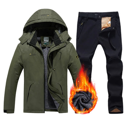 Men’s Ski Suit | Waterproof and Windproof Jacket and Pants for Comfort and Warmth