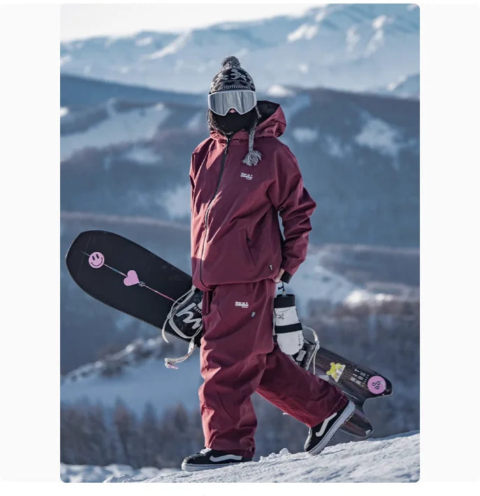 Tuta da Sci Unisex Impermeabile con Ritenzione del Calore | Comfort e Design Unisex per Attività Invernali