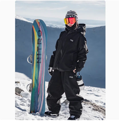 Tuta da Sci Unisex Impermeabile con Ritenzione del Calore | Comfort e Design Unisex per Attività Invernali