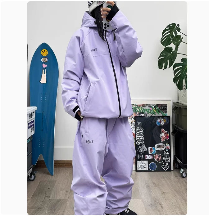 Tuta da Sci Unisex Impermeabile con Ritenzione del Calore | Comfort e Design Unisex per Attività Invernali