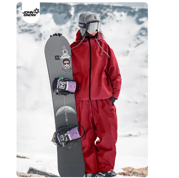 Tuta da Sci Unisex Impermeabile con Ritenzione del Calore | Comfort e Design Unisex per Attività Invernali