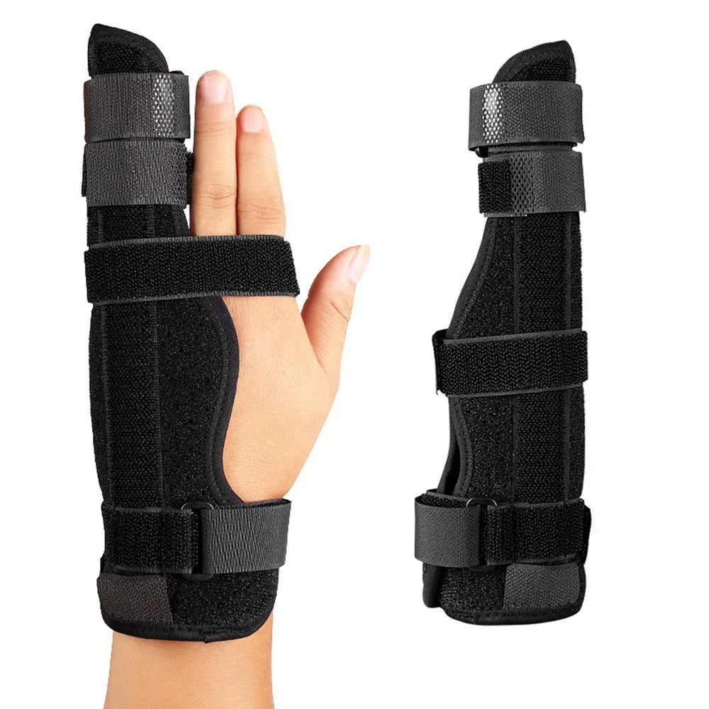 Tutore Per Dita | Doppio Supporto Regolabile per Fratture e Distorsioni | Comfort Traspirante per Recupero Veloce 0