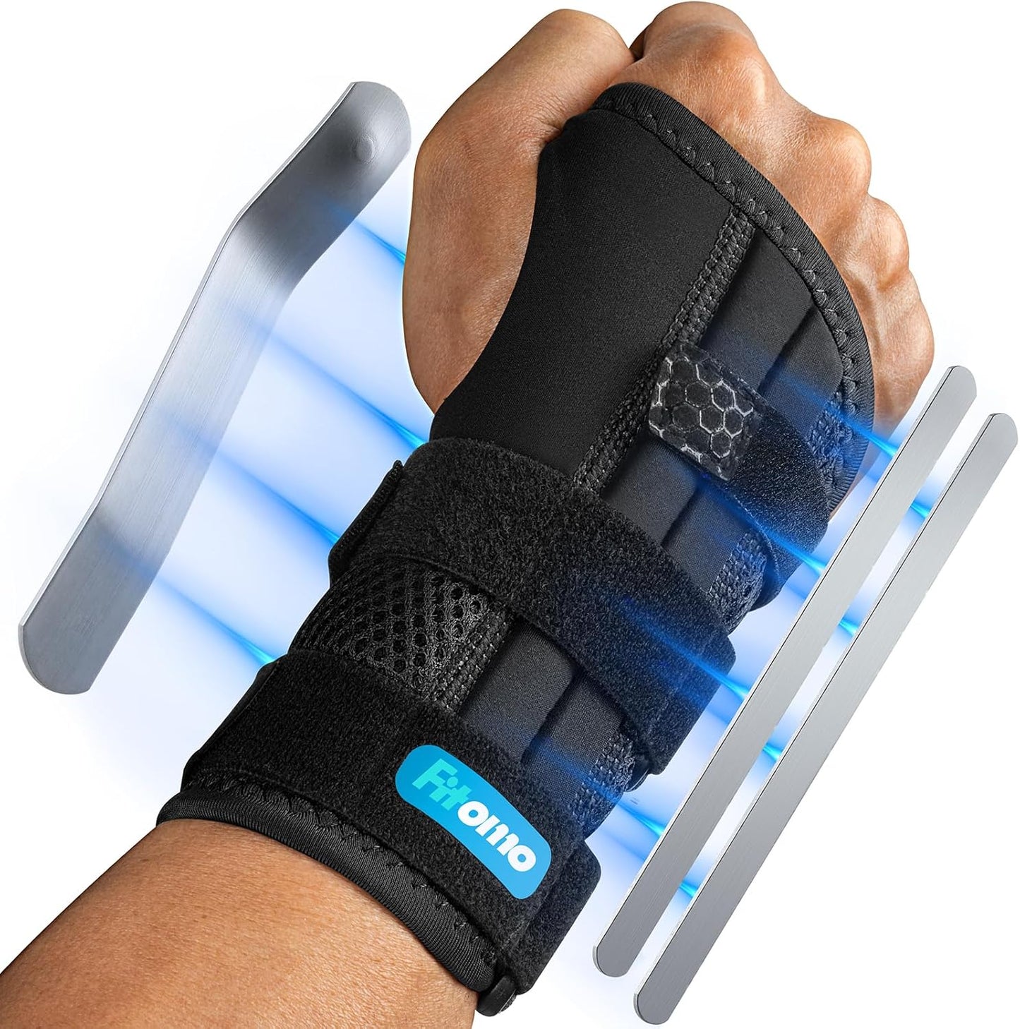 Tutore per Polso Ergonomico con Supporto Regolabile | Comfort e Sollievo per Tunnel Carpale e Tendinite 1