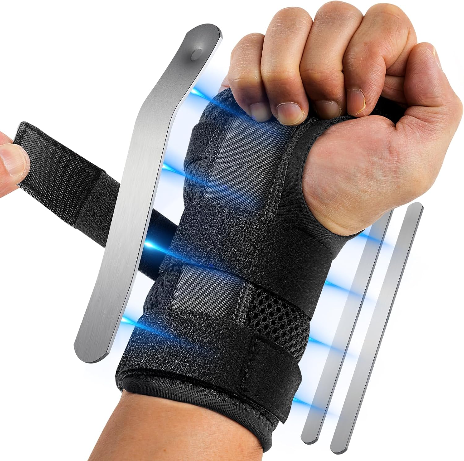 Tutore per Polso Ergonomico con Supporto Regolabile | Comfort e Sollievo per Tunnel Carpale e Tendinite 2