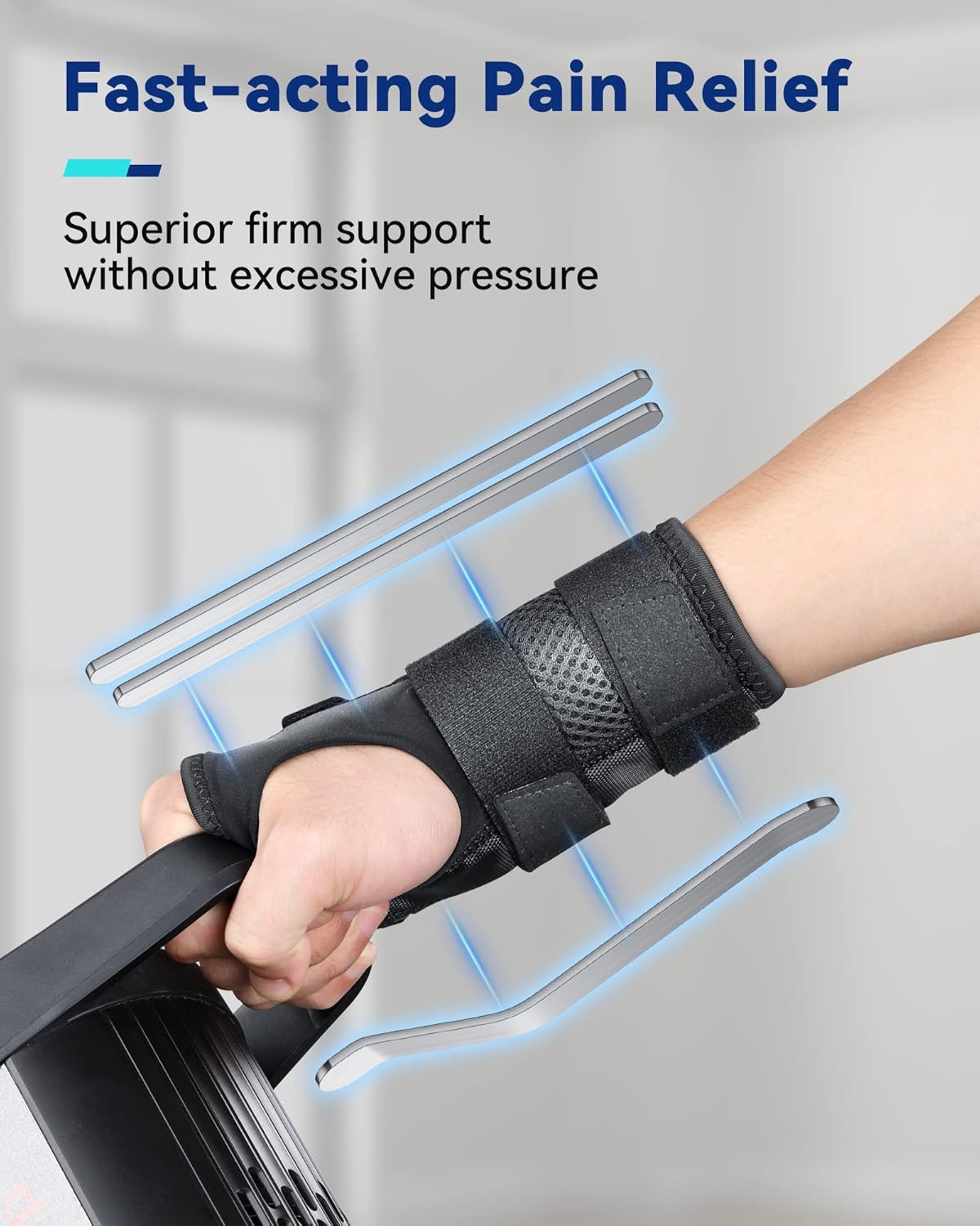 Tutore per Polso Ergonomico con Supporto Regolabile | Comfort e Sollievo per Tunnel Carpale e Tendinite 3