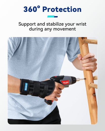 Tutore per Polso Ergonomico con Supporto Regolabile | Comfort e Sollievo per Tunnel Carpale e Tendinite 6