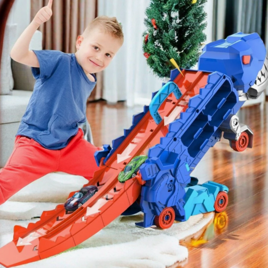 Tyrannosaurus Transport Truck | Camion da Trasporto 3 in 1 con Trasformazione in Dinosauro | Gioco Creativo per Divertimento e Avventura dei Bambini 3