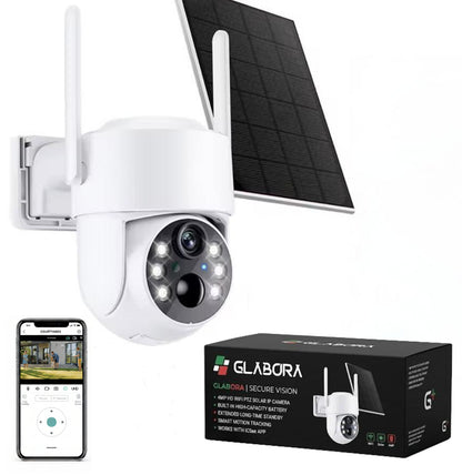 Telecamera WiFi PTZ | Telecamera IP Solare Wireless da 4MP con Batteria Ricaricabile | Videosorveglianza Efficiente per Sicurezza Esterni