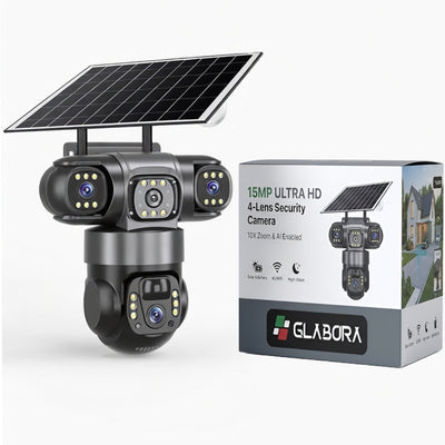 Caméra de sécurité extérieure | 15MP avec zoom 10X et suivi automatique | Détection humaine pour une surveillance efficace