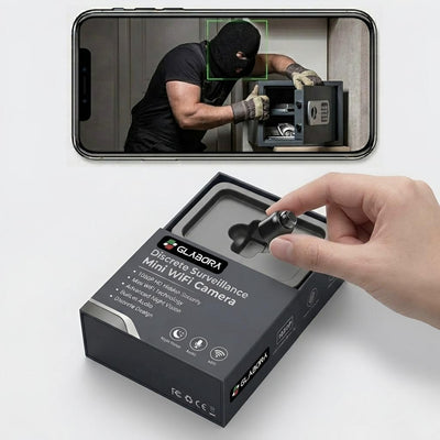 Surveillance discrète | Caméra WiFi cachée 1080P avec audio et vision nocturne | Sécurité pour la maison et le bureau