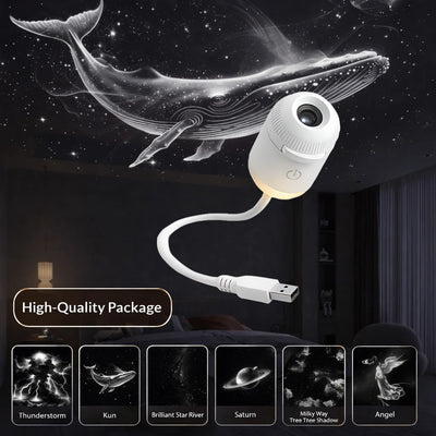 Nebula | Nachtlichtprojector met dual-mode technologie | Hemelse sfeer voor een ontspannen slaap