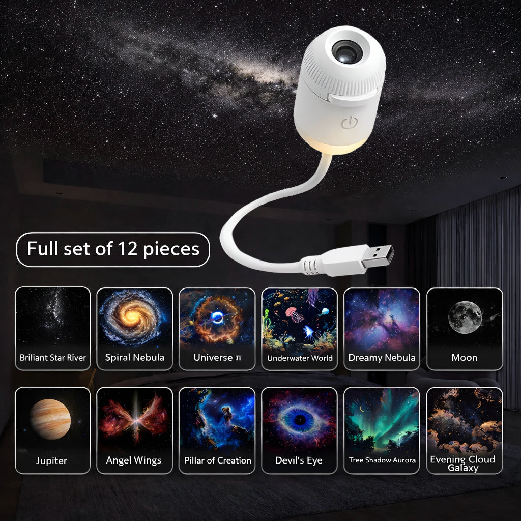 Nebula | Night Light Projector with Dual Mode Technology | Celestial Atmosphere for Relaxing Sleep