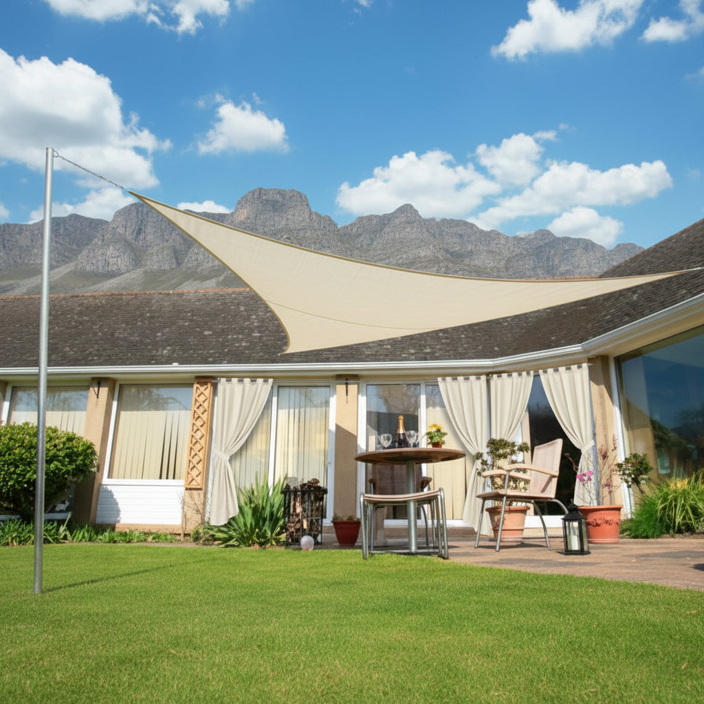 Water-Repellent Sunshade Sail with UV Protection | Easy Installation for Outdoor Comfort