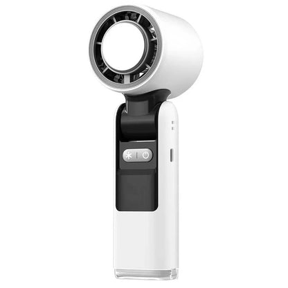 Powerful Portable Fan with Semiconductor Cooling | Mini Fan with LED Torch for Freshness and Comfort Anywhere