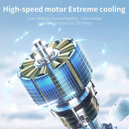Powerful Portable Fan with Semiconductor Cooling | Mini Fan with LED Torch for Freshness and Comfort Anywhere