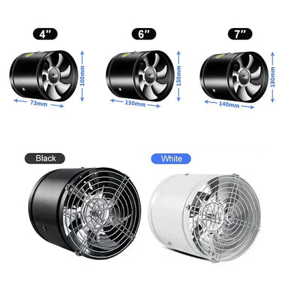 Silent Fan with Durable Design | Efficient Ventilation for Clean Air in Kitchens and Offices