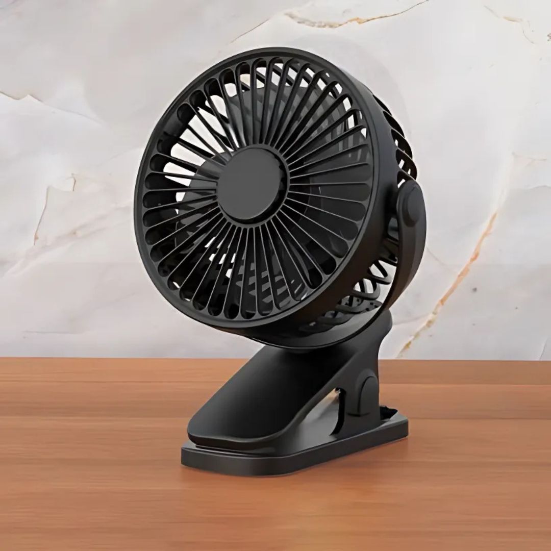 Compact Clip Fan with Strong Grip | Practical Solution for Cooling in Office and Home