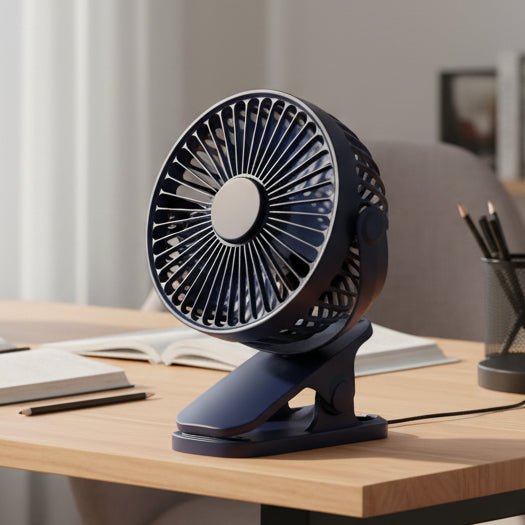 Compact Clip Fan with Strong Grip | Practical Solution for Cooling in Office and Home