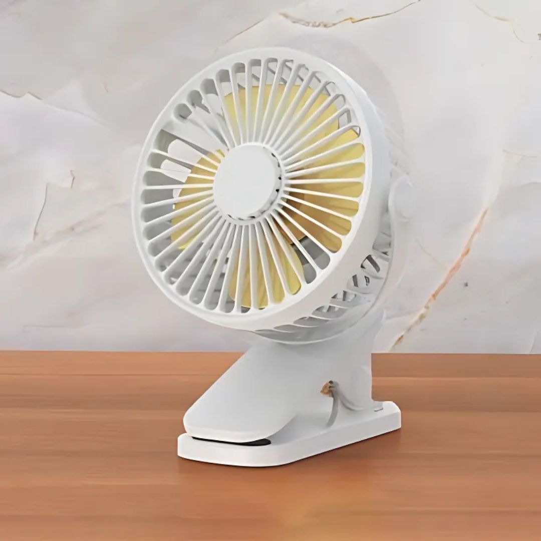 Compact Clip Fan with Strong Grip | Practical Solution for Cooling in Office and Home