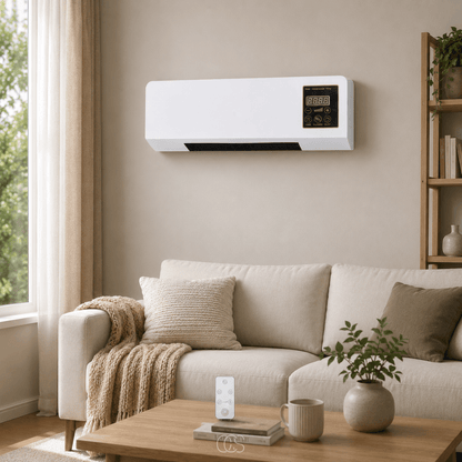 Ventilatore da Parete | Ventilatore Silenzioso con Riscaldamento e Telecomando | Comfort Estivo e Invernale per Ogni Ambiente 3