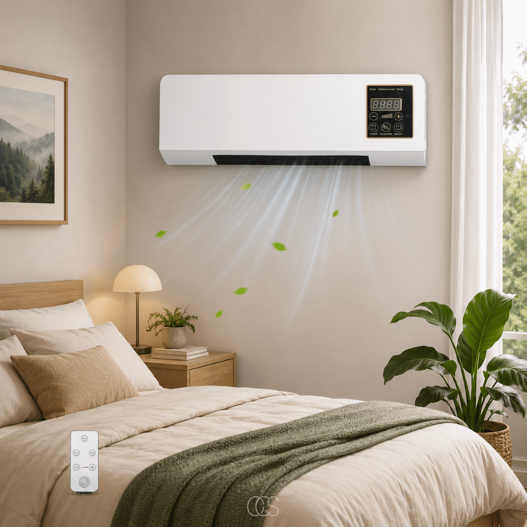 Ventilatore da Parete | Ventilatore Silenzioso con Riscaldamento e Telecomando | Comfort Estivo e Invernale per Ogni Ambiente 4