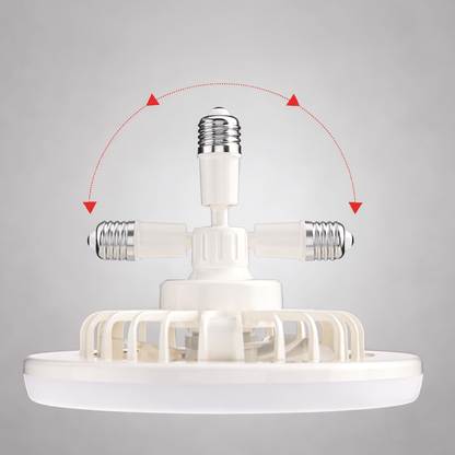 Ceiling Fan with LED Light and Remote Control | Compact Design for Comfort and Lighting