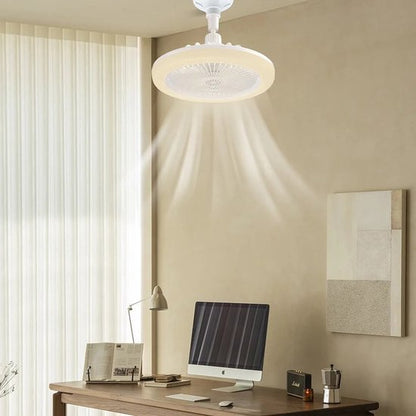 Ceiling Fan with LED Light and Remote Control | Compact Design for Comfort and Lighting