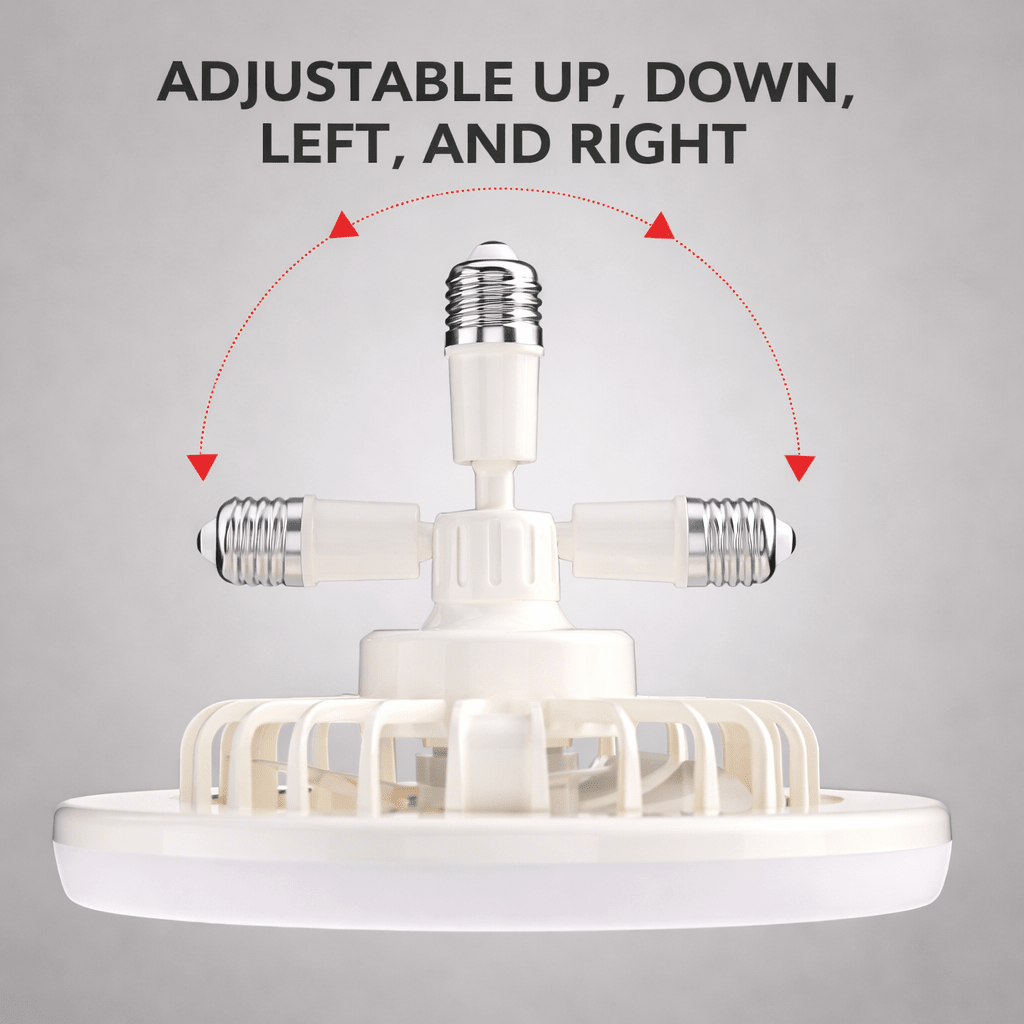 Ceiling Fan with LED Light and Remote Control | Compact Design for Comfort and Lighting