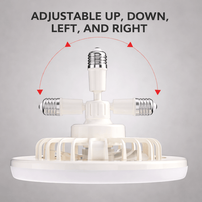 Ceiling Fan with LED Light and Remote Control | Compact Design for Comfort and Lighting