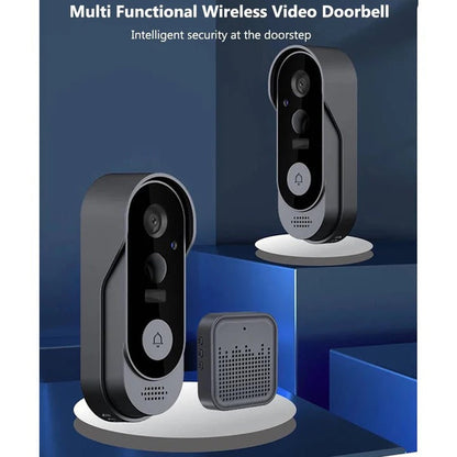 Smart Wireless Video Doorbell Camera with Night Vision and Two-Way Audio - Advanced Home Security