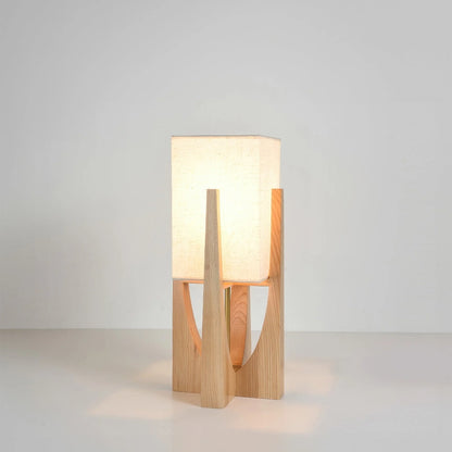 WabiLuma | Elegante Lampada da Terra in Legno con Design Giapponese 0