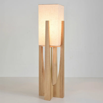 WabiLuma | Elegante Lampada da Terra in Legno con Design Giapponese 6