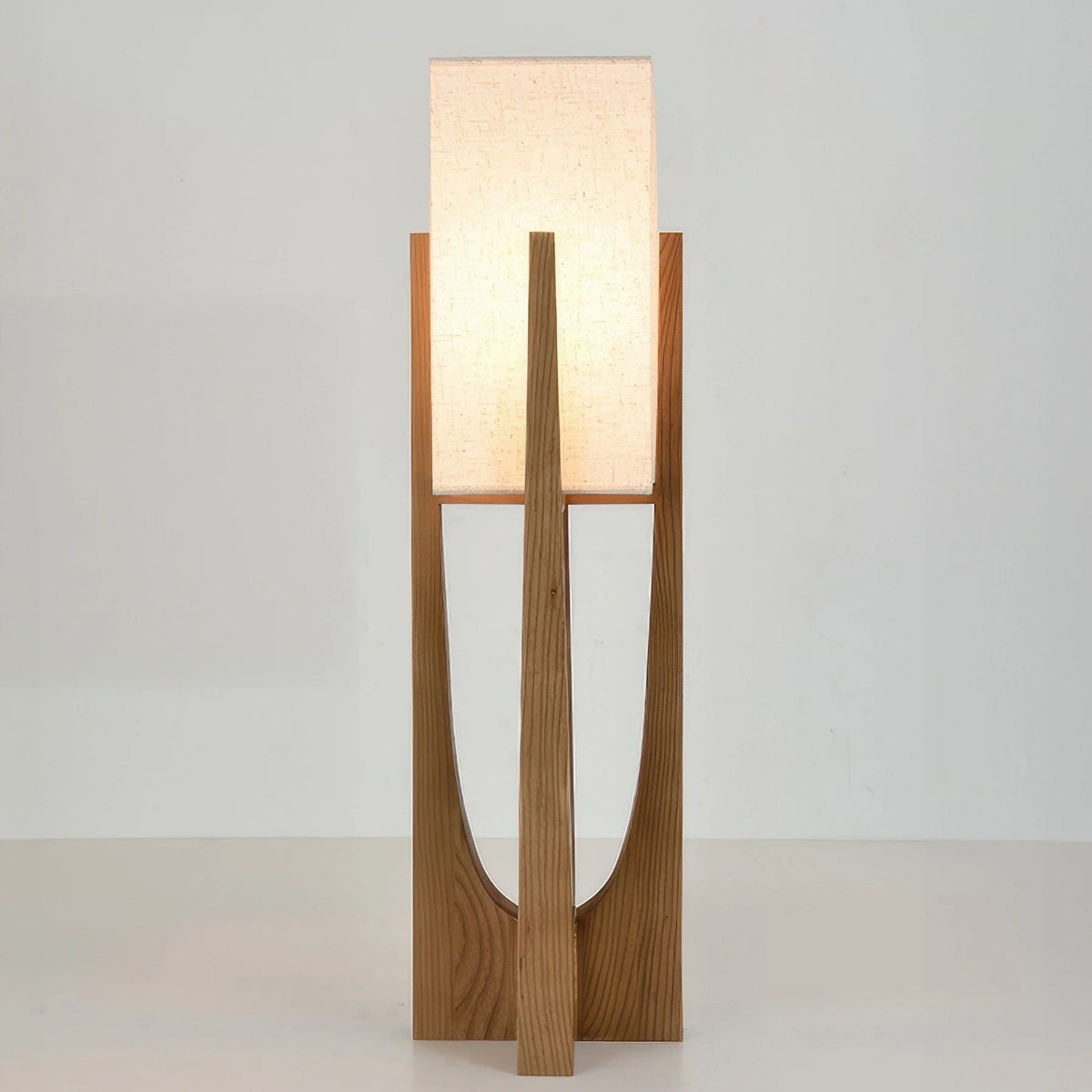 WabiLuma | Elegante Lampada da Terra in Legno con Design Giapponese 7
