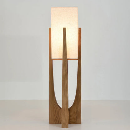 WabiLuma | Elegante Lampada da Terra in Legno con Design Giapponese 7