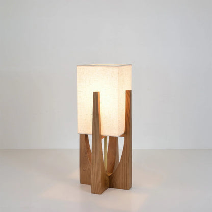 WabiLuma | Elegante Lampada da Terra in Legno con Design Giapponese 8