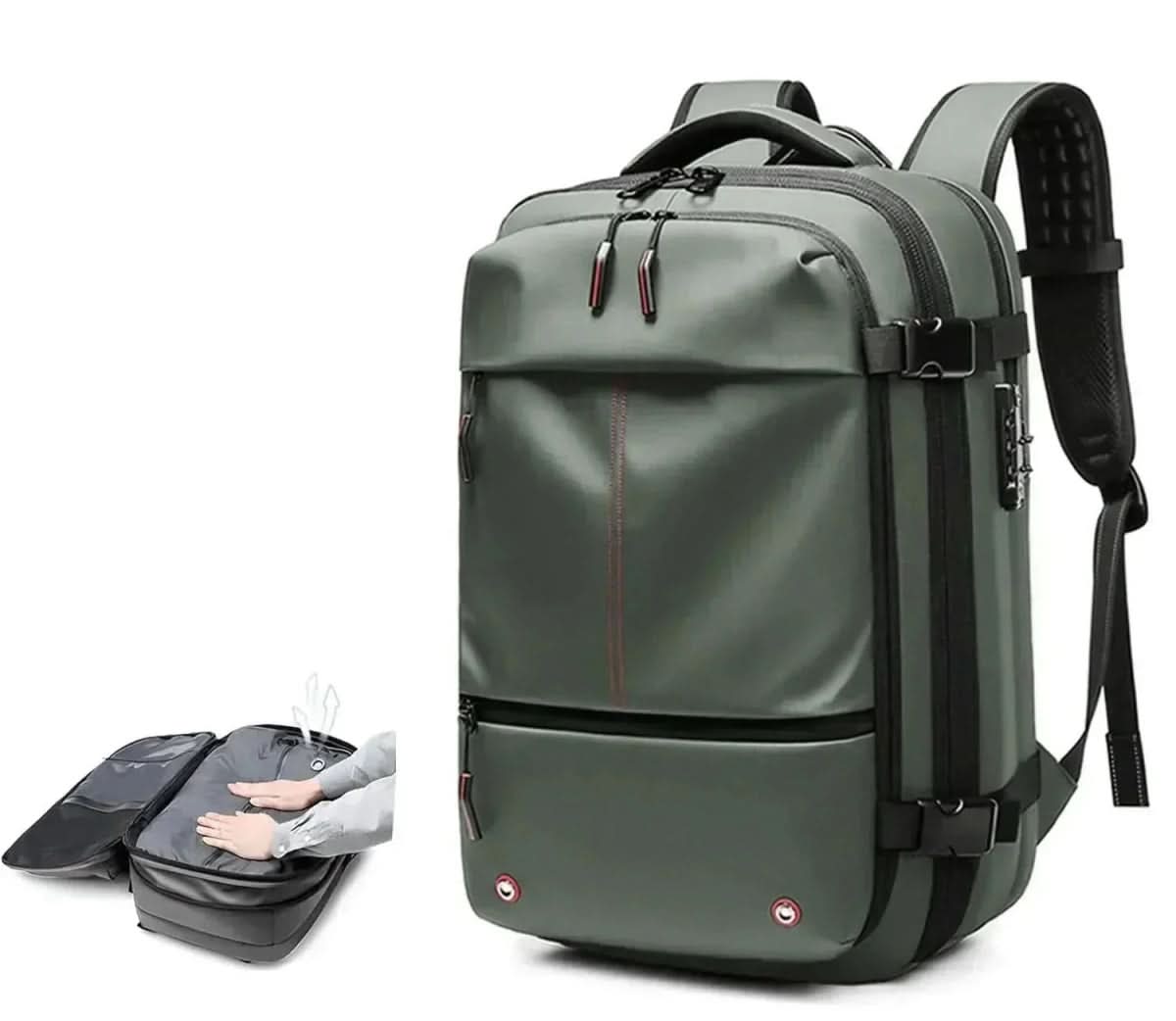 Zaino Comprimibile per Laptop con Design Leggero e Scomparto Protettivo | Ideale per Viaggi e Uso Quotidiano 4
