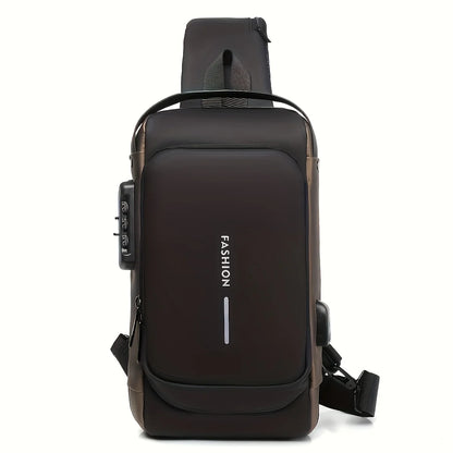 Zaino Uomo Antifurto in Tessuto Oxford Resistente con Design Ergonomico per Moto e Sport 6