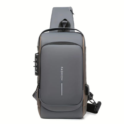 Zaino Uomo Antifurto in Tessuto Oxford Resistente con Design Ergonomico per Moto e Sport 8