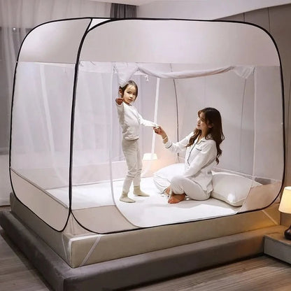 No-Installation Magnetic Mosquito Net with Breathable Mesh | Effective Protection for Peaceful Sleep