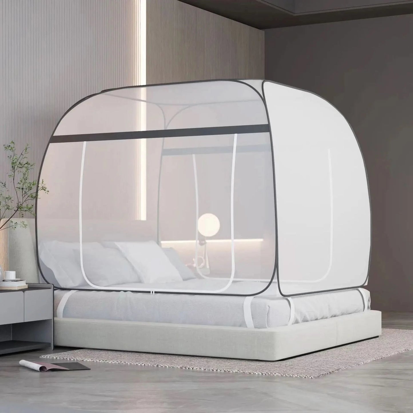 No-Installation Magnetic Mosquito Net with Breathable Mesh | Effective Protection for Peaceful Sleep