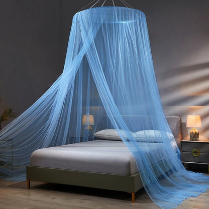 Dome Mosquito Net | Elegant Magnetic Polyester Mosquito Net with Hook for Effective Mosquito Protection