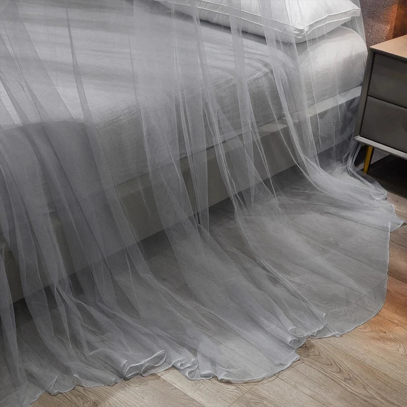 Dome Mosquito Net | Elegant Magnetic Polyester Mosquito Net with Hook for Effective Mosquito Protection