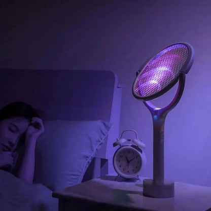 ZapGuard | Scacciazanzare Elettrico 5 in 1 con LED e Ricarica USB | Versatile per Uso Interno ed Esterno