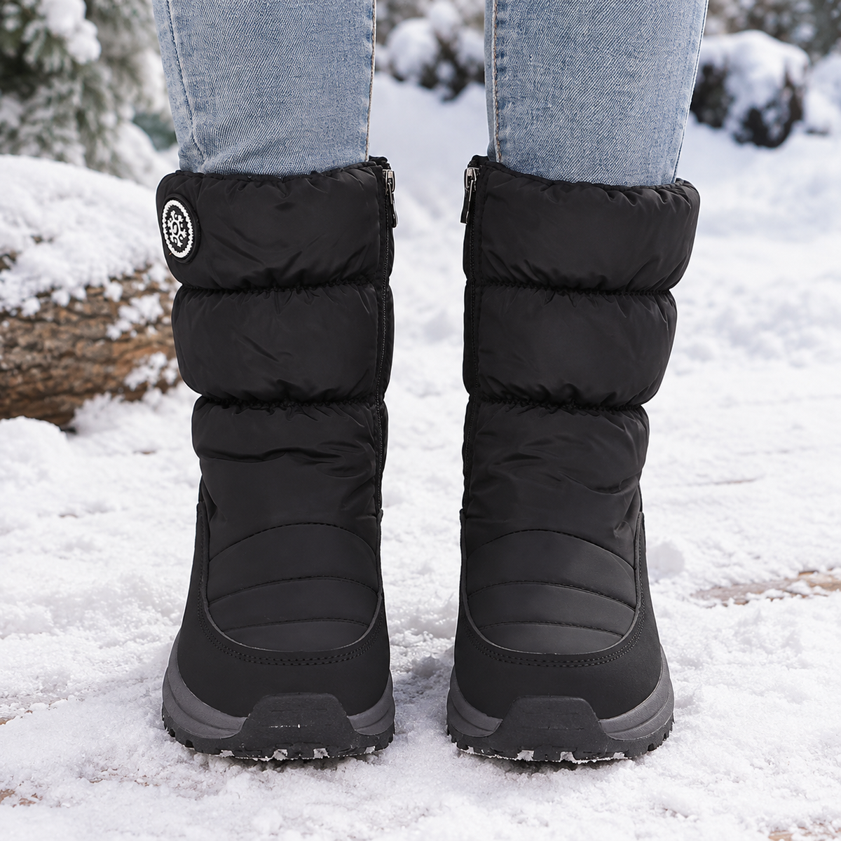 Ottavia | Wasserdichte Damen-Winterstiefel mit Fleecefutter - Rutschfeste Sohle