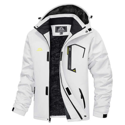 Luca | Men's Winter Jacket with Fleece Lining and Detachable Hood - Warmth and Freedom