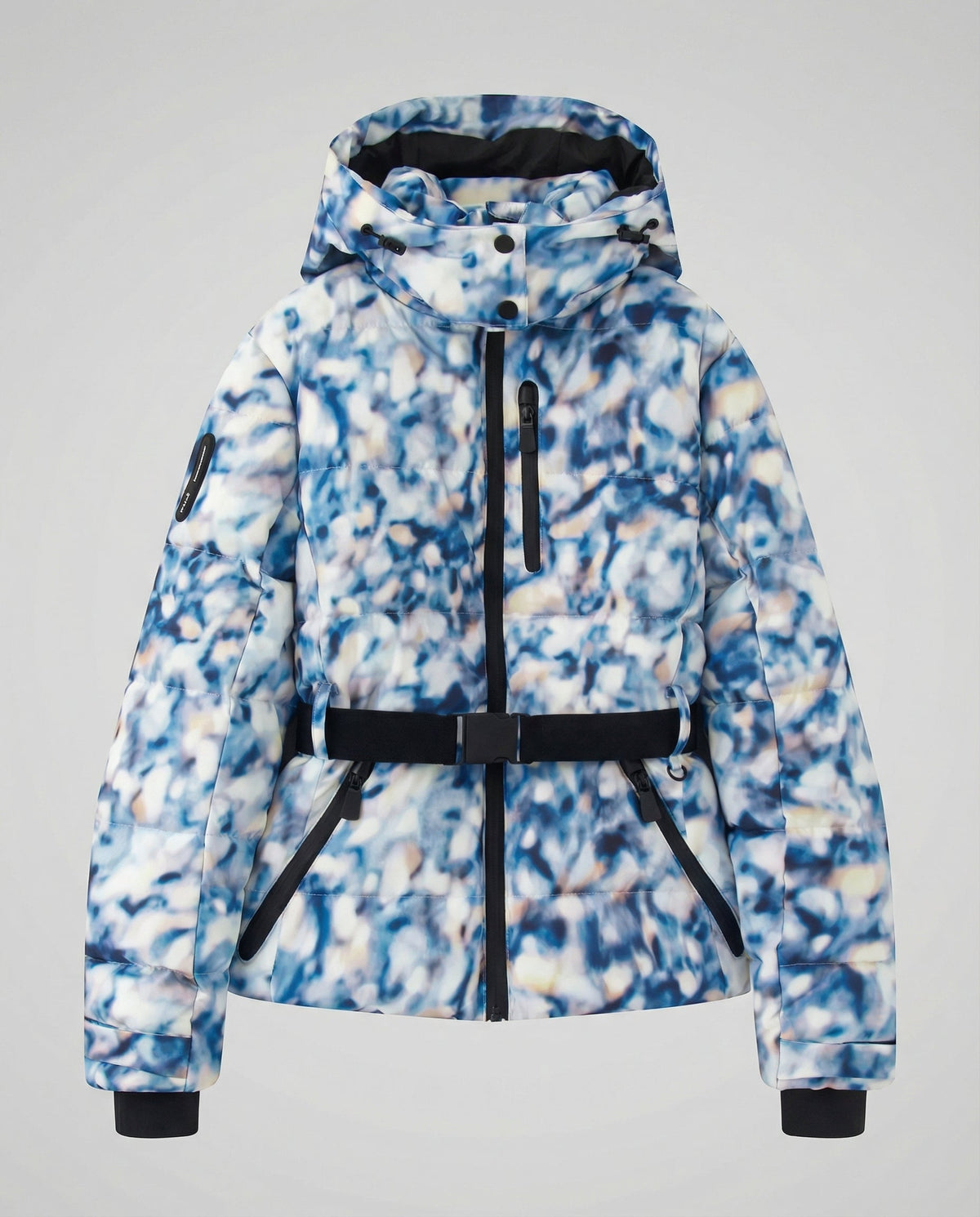 Fiamma | Metallic-Finish Quilted Women's Winter Jacket with Hood - Radiant Warmth