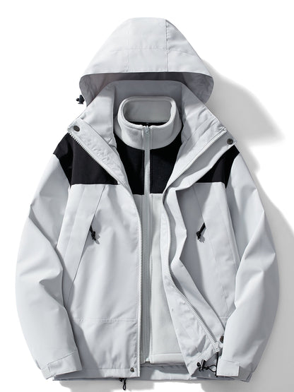 Marco | Men's 3-in-1 Jacket with Hood and Removable Inner Jacket - Versatile Layers for Winter